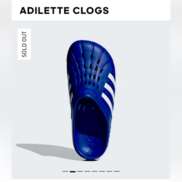 Never Worn Adilette Clogs in Color Royal Blue Size 7 in Men - Picture 3 of 16